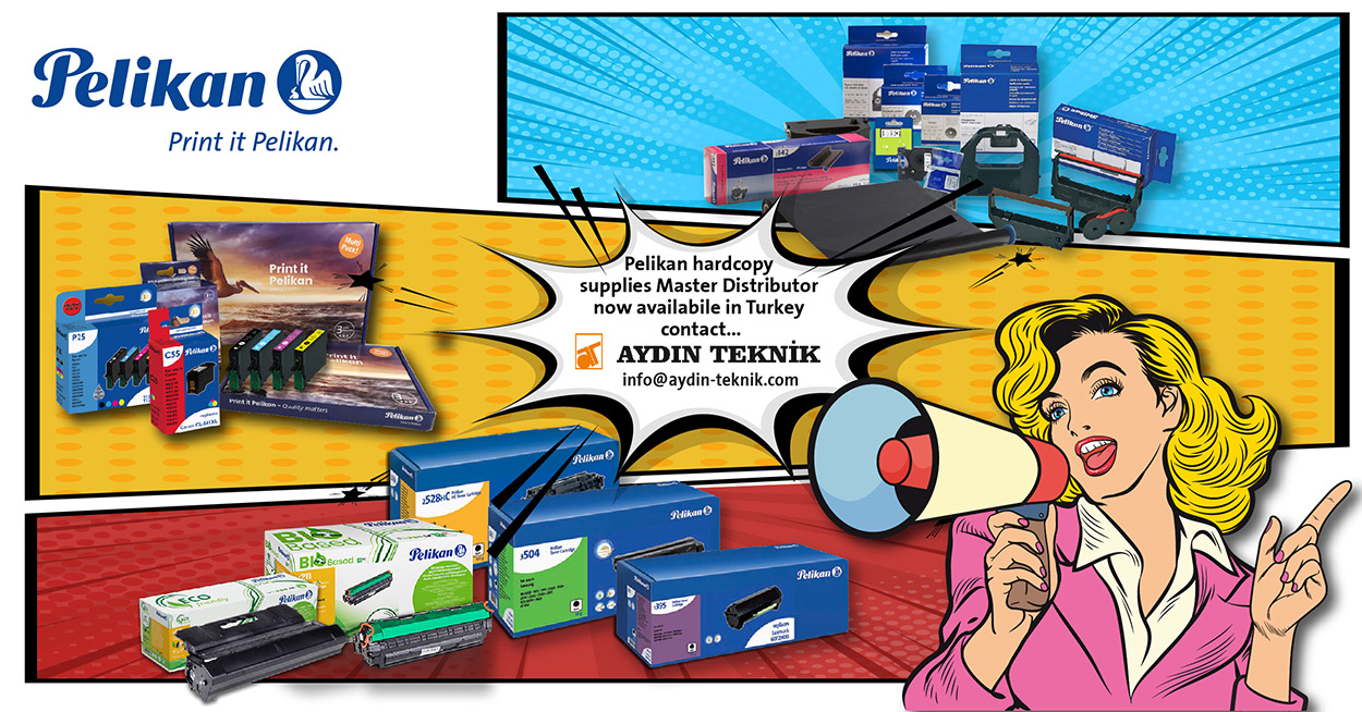 Aydin Teknik, Turkey becomes the latest authorised Pelikan Brand distributor for Hard Copy Consumable products.