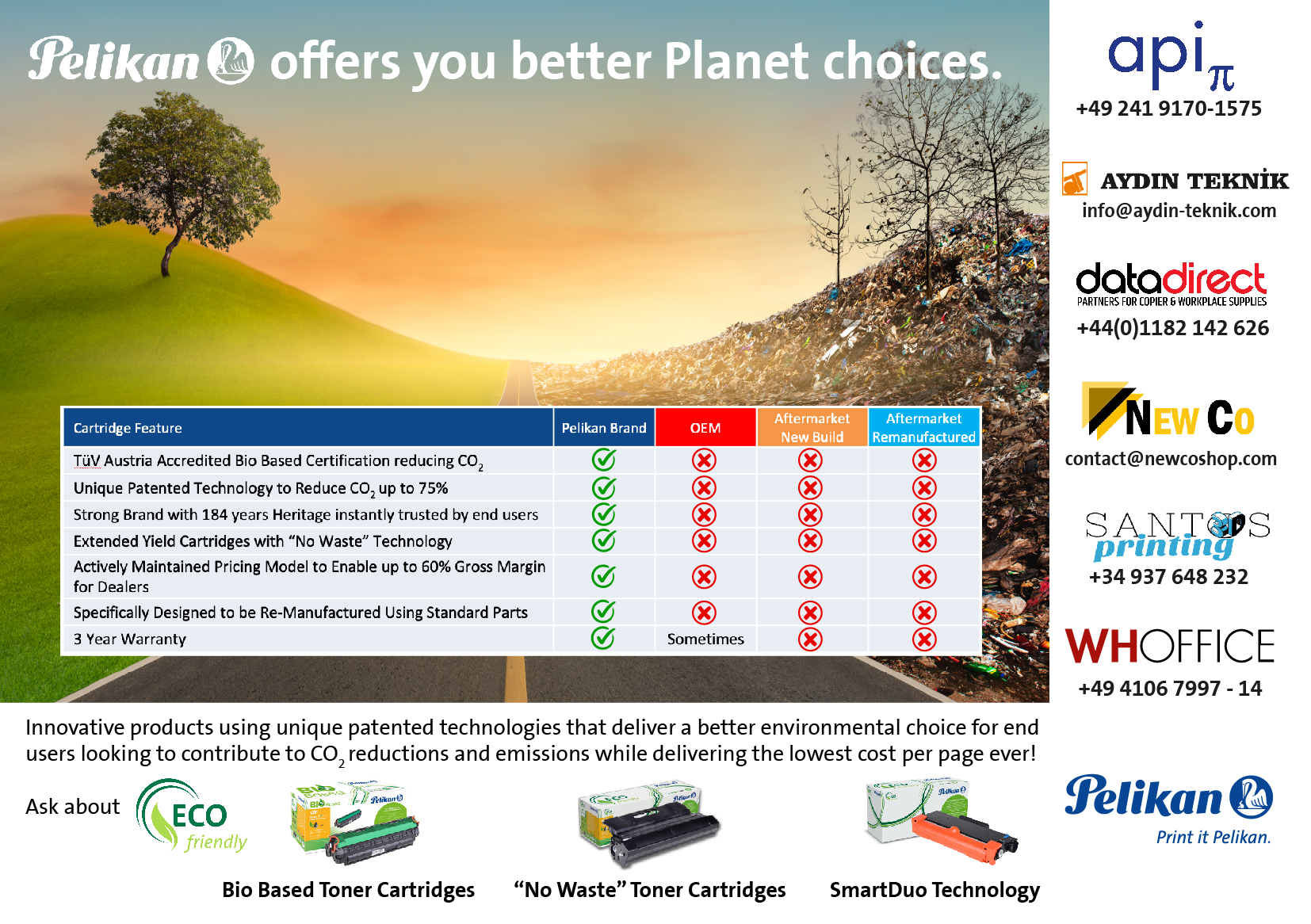 Pelikan Printing offers you better Planet Choices...